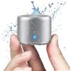 Ewa Con Custodia da Viaggio, A106 Pro Mini Altoparlante Cassa Bluetooth Portatile Resistente all'Acqua IP67 Riproduzione di 12 Ore Speaker con Bassi Potenti per Doccia, Interni e all'Aperto (Argento)