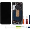 swark [con telaio] Nuovo gruppo TFT LCD Touch Screen Digitizer per display LCD Galaxy S23 Touch Screen Digitizer con set di strumenti di riparazione, nessuna funzione di impronte digitali