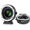 VILTROX EF-EOS M2 Speed Booster 0,71 x adattatore per obiettivo di messa a fuoco automatica compatibile con obiettivo Canon EF a fotocamera Canon EOS EF-M EOS-M M200 M6 M5 M50 M100