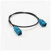 bayzconn Fakra Z Femmina Adattatore Cavo Fakra Femmina Antenna per Auto Radio GPS Navigazione FM AM (19inch)