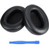 MMOBIEL Cuscinetti Auricolari di Ricambio per Sony WH-XB910N Noise Cancelling Cuffie di MMOBIEL - Memory Foam e Protein PU Cuscinetti - Padiglioni Cuffie - Nero
