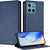 MOJIA Cover per Motorola Edge 60 Fusion/Edge 60, [Forte Chiusura Magnetica] Case Portafoglio in Pelle PU Premium, Custodia a Libro per Telefono con Porta Carte. Blue