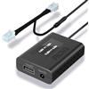 FitDVR Adattatore di alimentazione Dashcam (10-Pin) per Hyundai, Kia, Genesis (IONIQ5 Sportage EV6, ecc.) Display LED Alimentazione USB, Collegamento allo specchio retrovisore, Uscita 5V 12V, D3-014