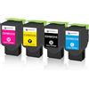 MEGOFFICE C310 C315 Toner Compatibile con Xerox C310 C315 Toner 4-pack