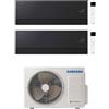 Samsung - Climatizzatore Samsung WindFree Première Soapstone Charcoal wifi dual split 7000 + 9000 btu inverter A+++ in R32 AJ050TXJ2