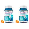 Zymerex COLLAGENE e IALURONICO Gummies | 60 gommose | Migliora l'aspetto della pelle | Bellezza viso | + Vitamina C, Zinco, Rame, Selenio | Senza glutine, lattosio e zuccheri