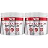 5kind clinical skincare 5kind Gel Rinfrescante Naturale Articolazioni e Muscoli 300ml - Gel Massaggio Rivitalizzante Schiena e Muscoli - Crema Gambe Effetto Freddo - Freddo Gambe (Confezione da 2)