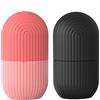 ieron 2 rulli per il viso, riutilizzabili, in silicone, per massaggi facciali e cura della pelle, riducono il gonfiore, restringono i pori e migliorano l'elasticità, 2 colori