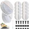 Acmerota Filtri di ricambio per fontana per gatti FEELNEEDY F-016B, 2,5 l, fontana per gatti e 18 filtri in spugna per fontane per gatti, confezione da 12 (12+6+6+6)