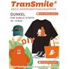 TRANSMILE 10 fogli, A4 + 1 carta in silicone A3, carta per trasferimento a getto d'inchiostro per magliette scure, pellicola di trasferimento stampabile da applicare con ferro da stiro per stampanti a