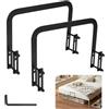 WMYYLX Staffa per materasso per telaio del letto, supporto per materasso antiscivolo, stabilizzatore per materassi massicci Tatami, facile da installare (2 pezzi)