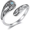 HUKKUN Anello Scorpione Anello cucchiaio scorpione in argento sterling 925 da donna Gioielli scorpione da donna
