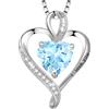 LAVUMO Collana Donna Ciondolo Cuore Inciso I Love You Collana Argento 925 Donna Finitura Oro/Rodio/Oro Rosa Amore Gioielli Regalo per Fidanzata Moglie (Ottone-Argento-03-marzo)