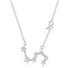 Friggem Ciondolo costellazione collana di leoni in argento sterling, segni oroscopo luglio-ago regali di compleanno per donne, astrologia zodiaco stella collana di gioielli catena 18 (con confezione regalo)