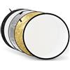 Godox pannello riflettente 5 in 1 diametro 80cm bianco nero oro-soft silver traslucido