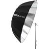 Godox UB-165S Ombrello Parabolico 165cm interno argentato Riflettente