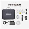 Godox ML100Bi Bi color LED video light Kit 1 Led Compatto da 120W