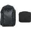 WANDRD Transit 45L Travel Backpack Black Essential+ Bundle