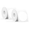 Wafuesh KATASYMBOL T50M Pro/Plus Nastro Etichette Termiche Impermeabili, Adatte per Casa, Scuola e Ufficio, Nero su Bianco, Materiali Sicuri e Duraturi (2, φ 50 mm)