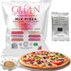 GLUTZEN Pizza Senza Glutine Bio GLUTZEN. Mix Impasto Sottile e Croccante. Base Pizza Senza Impasto. Lievito incluso. Miscela di Farine Senza Glutine, Celiaco, Senza Allergeni, Vegan, FODMAP.