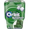 Orbit Refreshers Gomme da Masticare Senza Zucchero alla Menta Verde, Confezione Rigida da 30 Pezzi, Freschezza Intensa Spearmint