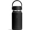 Hydro Flask - Micro Hydro™ 200 ml (6.7 oz) - Mini Flask Isolato Ermetico con Cinghia Clip-On - Freddo & Caldo fino a 7 Ore - Compatto & Resistente - Black