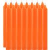Etrexonline Candele Lunghe per Candelabro Senza Profumo, Durata 7,5 Ore - Set de 16 unità Candele Arancia