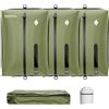 EULANT Sacchetti Sottovuoto Vestiti Viaggio Riutilizzabili con Pompa,3 Sacchi Sottovuoto da Viaggio per Valigia/Zaino, Impermeabile Organizer Valigia Compressione, Con Cerniera Ermetica IPX8