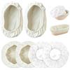 HMCEY 6 Pezzi Copertura per Lievitazione Pane,Cuffie per Lievitazione con Elastico,Cuffie per Alimenti Cucina,Copri Alimenti Riutilizzabili,Accessori da Forno per Panetteria, Pasticceria - 3 Misure
