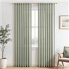 MRTREES Tende Lino Semitrasparenti per Interni Verde Salvia Camera da Letto Soggiorno Moderne 2 Pezzi 140x220 cm Tenda Salotto Bellissime Tende Cucina Porta Finestra con Passanti Nascosti