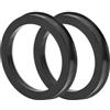 TUCKBOLD Anelli Centrici Mozzo Ruota Neri 2 Pz per Auto Plastica | OD 87.1mm ID 71.6mm Spessore 10mm Elimina Vibrazioni Migliora Stabilità Riduce Usura Installazione Diretta