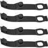 eMagTech 4 pezzi di fasce in gomma per faro anteriore per moto da dual sport, moto da cross, moto naked, 172 mm