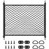 VAGCARS Rete Bagagliaio Auto, Rete Bagagliaio Auto, 60x80cm può Essere Estesa Fino 110x145cm, Elastica Bagagliaio con 4 Ganci, Universale RetePortaoggetti per SUV Auto Truck Campeggio