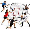Generico Volleyball Rebounder Net with 6 Adjustable Angles - Steel Frame Volleyball Net for Backyard Soccer Baseball Softball Lacrosse - Soccer Rebounder Set for Hitting Serving Passing Spike Practice