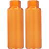 QUARKZMAN Peg per Bicicletta in Lega di Alluminio Peg Posteriori per Acrobazie Antiscivolo Supporti per Sella Posteriore Adatti Ad Assi da 3/8 per Mountain Bike BMX Giallo