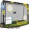 Racetex porta calcio bambini e adulti con [rivestimento anti-ruggine] - Porte da calcio grandi inclusa di picchetti - Porta calcio professionale con imbottitura - Porta da calcio