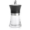 HERCHR Dosazucchero, Zuccheriera acrilico 100ml bordo acciaio inox 304 | Zuccheriera con Dosatore, Bottiglia di acrilico Versamento Facile per zucchero