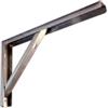 Reggimensola ultra robusta ripostiglio - 500 x 280 mm. - zincato bianco