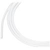 Rebower Tubo Silicone 15m (49ft) 0.5mm ID 1.5mm OD Trasparente Tubo Plastica Industriale Silicone Puro Pompa, Sifonaggio, Drenaggio, Irrigazione, Birrificazione, 0.02 x 1/16