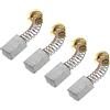 PATIKIL Carbonio Spazzole Spazzola Carbone Ricambio 14x7.5x6.5mm per Motori Elettrici Potenza Strumento Angolo Smerigliatrice Tavolo Ricambio Parte Riparazione, 4pz