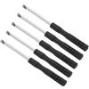 CoCud Cacciavite a Taglio Mini, Dimensione 3,0mm Lunghezza 80mm, Cacciaviti a Testa Piatta Acciaio al Carbonio con Manico Antiscivolo per Occhiali, Orologi o Laptop, 5pz