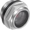 CoCud Vetro Livello Olio Compressore Aria | Filettatura Maschio M16x1.5mm | Finestra Visualizzazione Vetro Indicatore Testa Esagonale Alluminio - (Applicazioni: Accessori Cambio), 1Pz