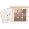 Zimoer Palette Ombretti, 9 Colori Palette Ricaricate di Base Con Specchio, Altamente Pigmentato, Palette per il Trucco Occhi per Trucchi Occhi Natural, Make Up Professionali (03# Neutri caldi)