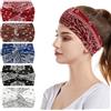 ZMDMAH 5 Pezzi Fasce Ampie per le Donna Extra Large Turbante Fascia per Capelli Boho Fascia Elastica per Capelli Accessori per Capelli con Nodo a Torsione