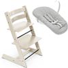 Stokke Tripp Trapp con Newborn Set - Vanilla White - Grey