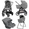 Inglesina System Quattro Aptica con Darwin Recline Evo - Crystal Grey 2026
