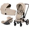 Cybex Platinum Trio Priam Style con Cloud T Plus - Rose Gold - Cozy Beige 2026