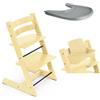 Stokke Tripp Trapp e Vassoio con Baby Set 2 - Lemon Yellow - Storm Grey