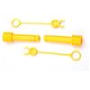 Rolly Toys X59901700000 Kit di Ricambi 2 Bulloni e 2 Pinze, Giallo Accessori per Rimorchio Rolly Toys e Trac
