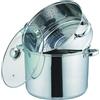 Kamberg Pentola per couscous/cuocivapore/pentola Kamberg (3 in 1) 28 cm - 12 litri - Acciaio inossidabile di alta qualità - Con G